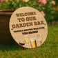 Bar Signs For Home Bar Round Wall Plaque Bar Sign Garden Shed