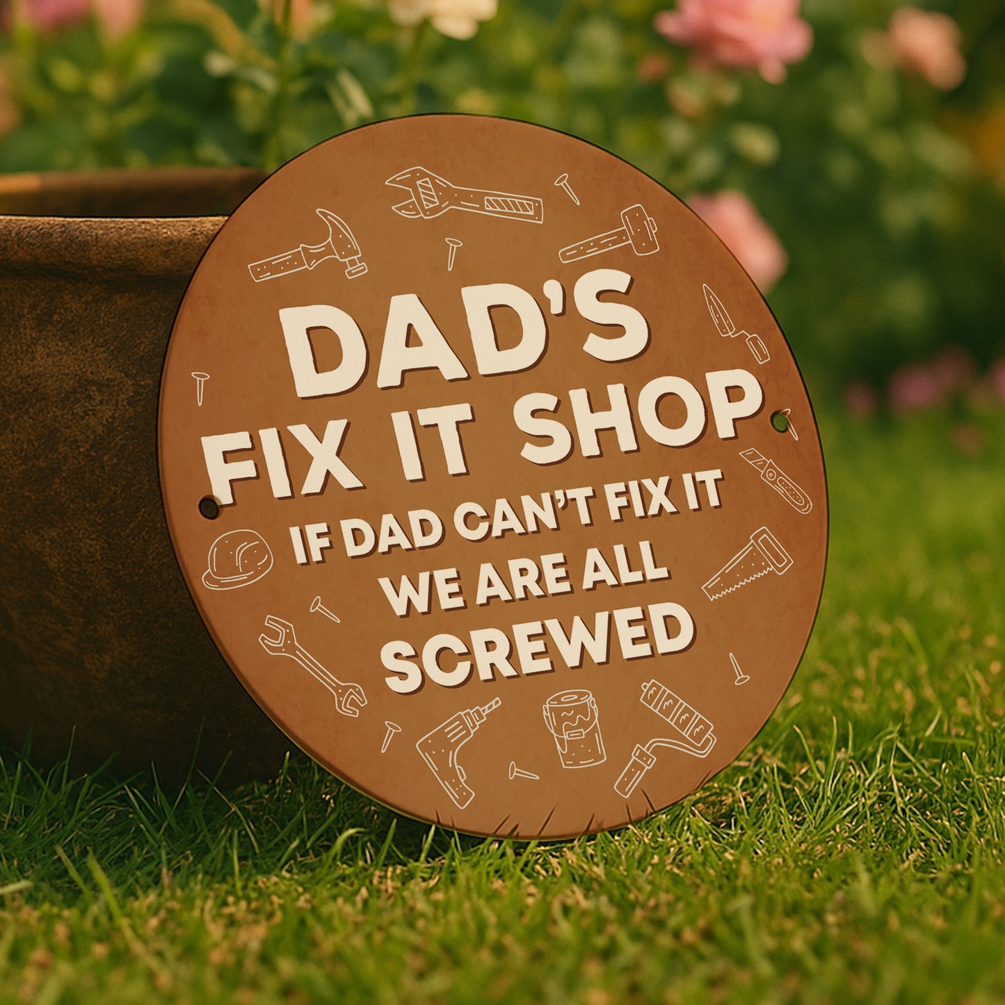 Funny Gift For Dad For Birthday Fathers Day DADS FIX IT SHOP