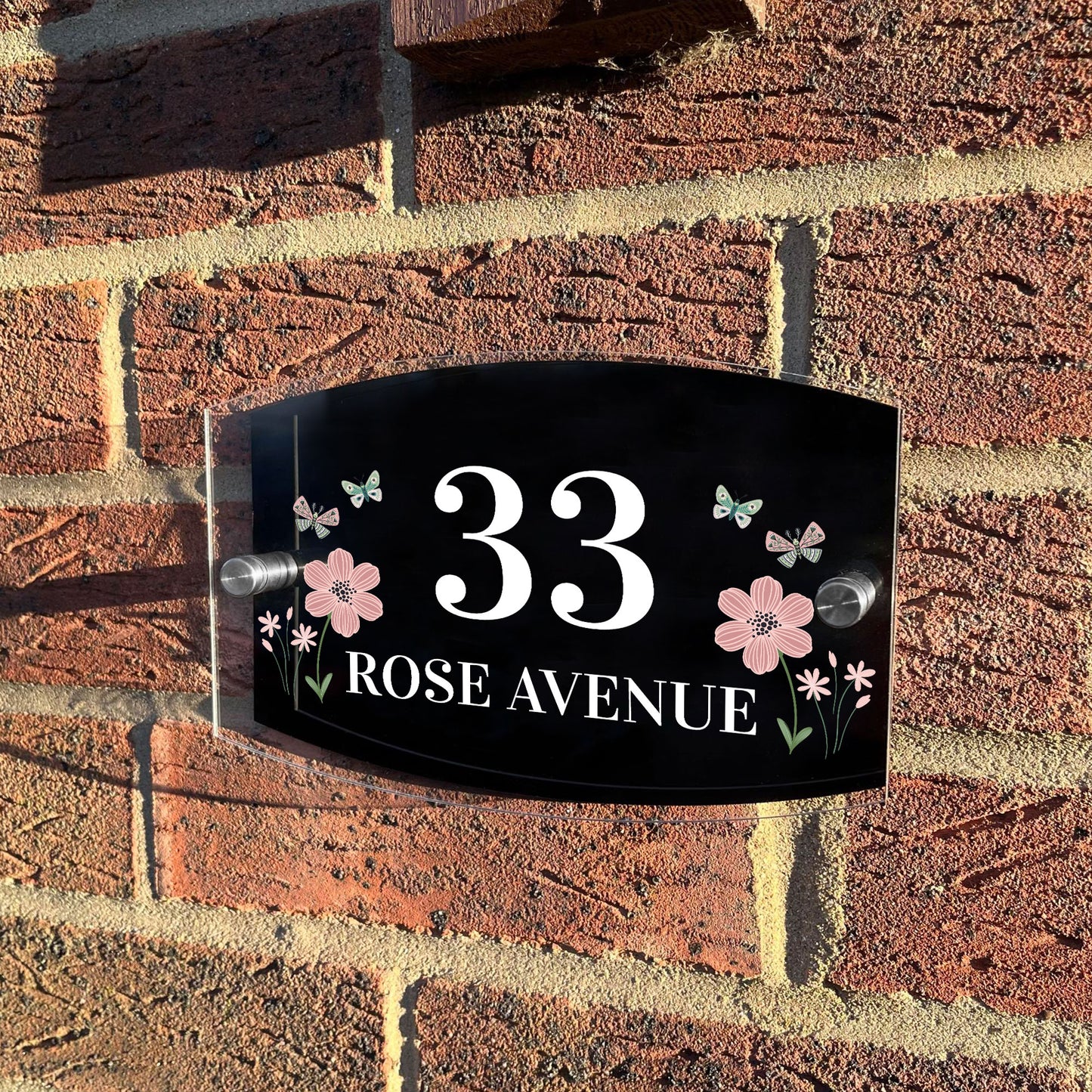 Personalised House Sign Home Address Plaque House Number Sign