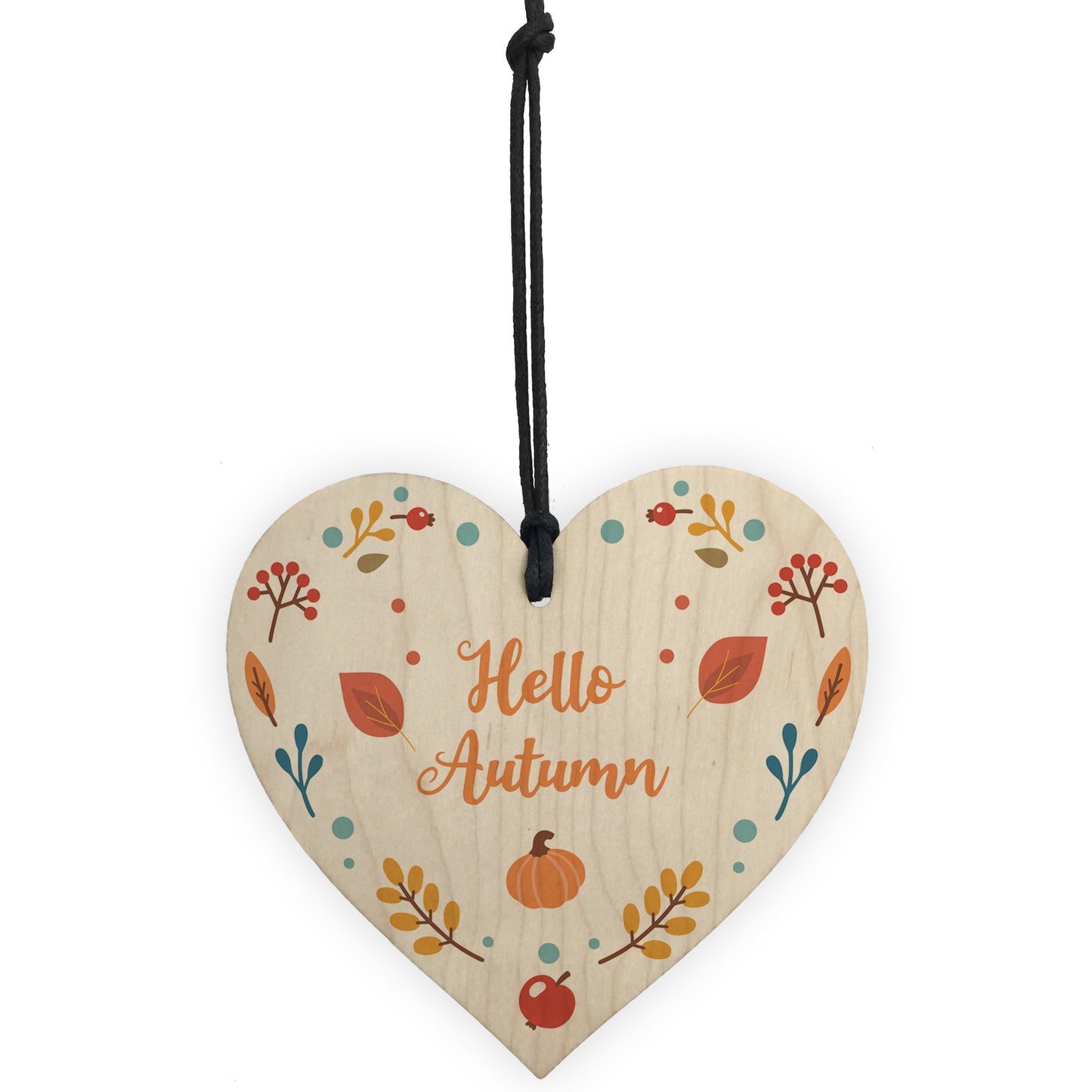 Autumn Sign Novelty Hello Autumn Sign Autumn Accessories Heart