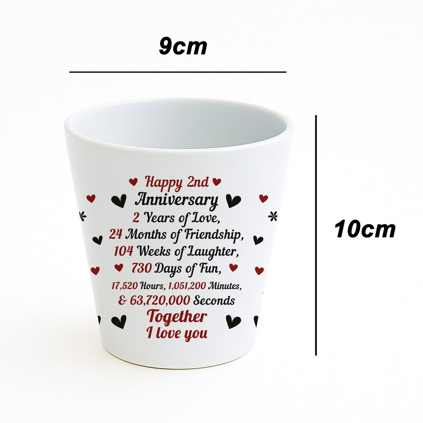 2nd Anniversary Gifts For Wife Girlfriend Boyfriend Couple Gift