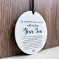 Fathers Day Gift From Your Son Hanging Plaque For Dad Sign