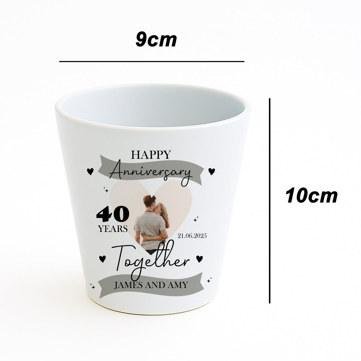 Personalised 40th Anniversary Gift Husband Wife Girlfriend