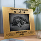 Keepsake Memorial Photo Frame For Dog Puppy Pet Hardest Goodbye