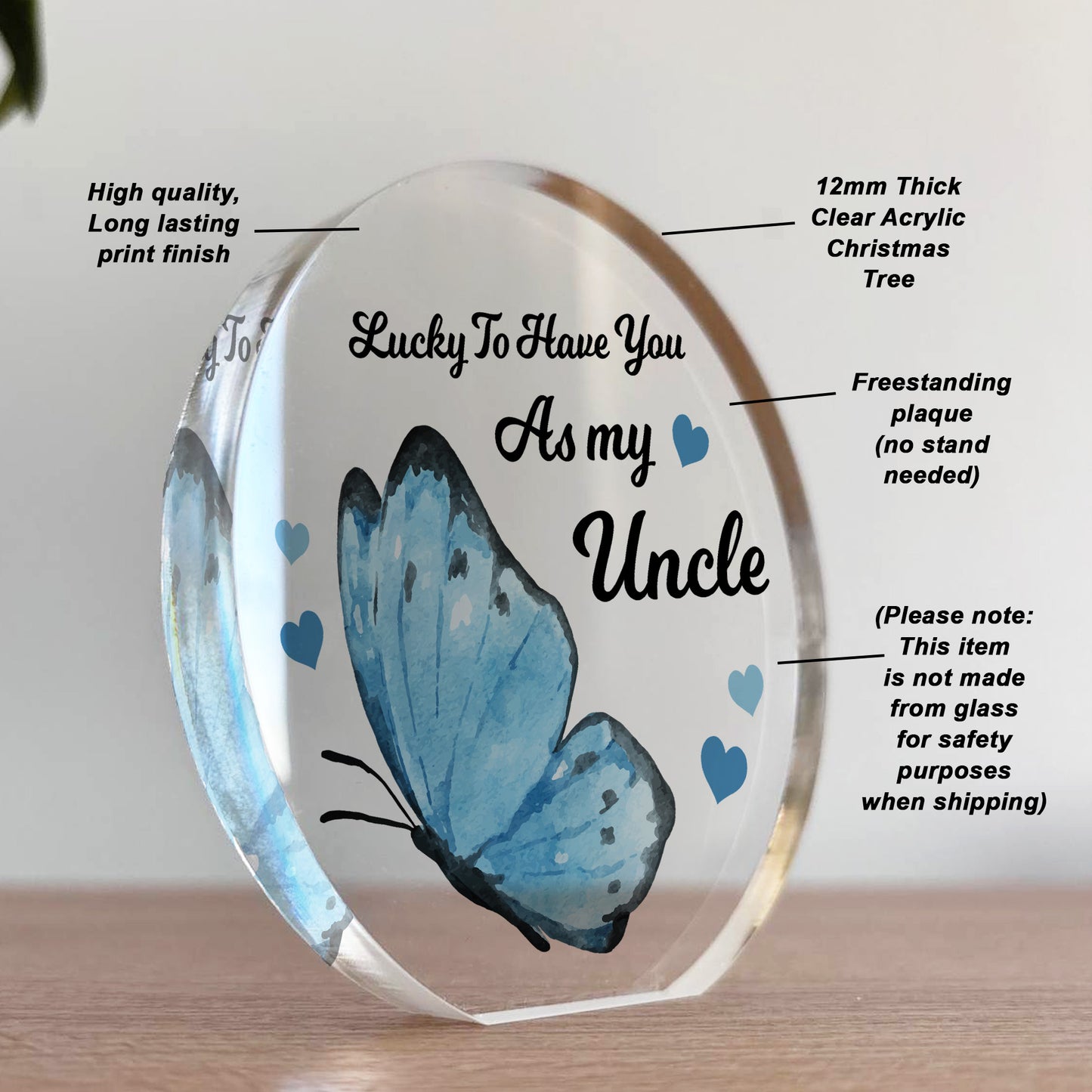 Lucky To Have You As My Uncle Gift For Uncle From Niece Nephew
