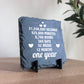 1st Anniversary Gift For Husband Wife SLATE Sign Novelty 1 Year