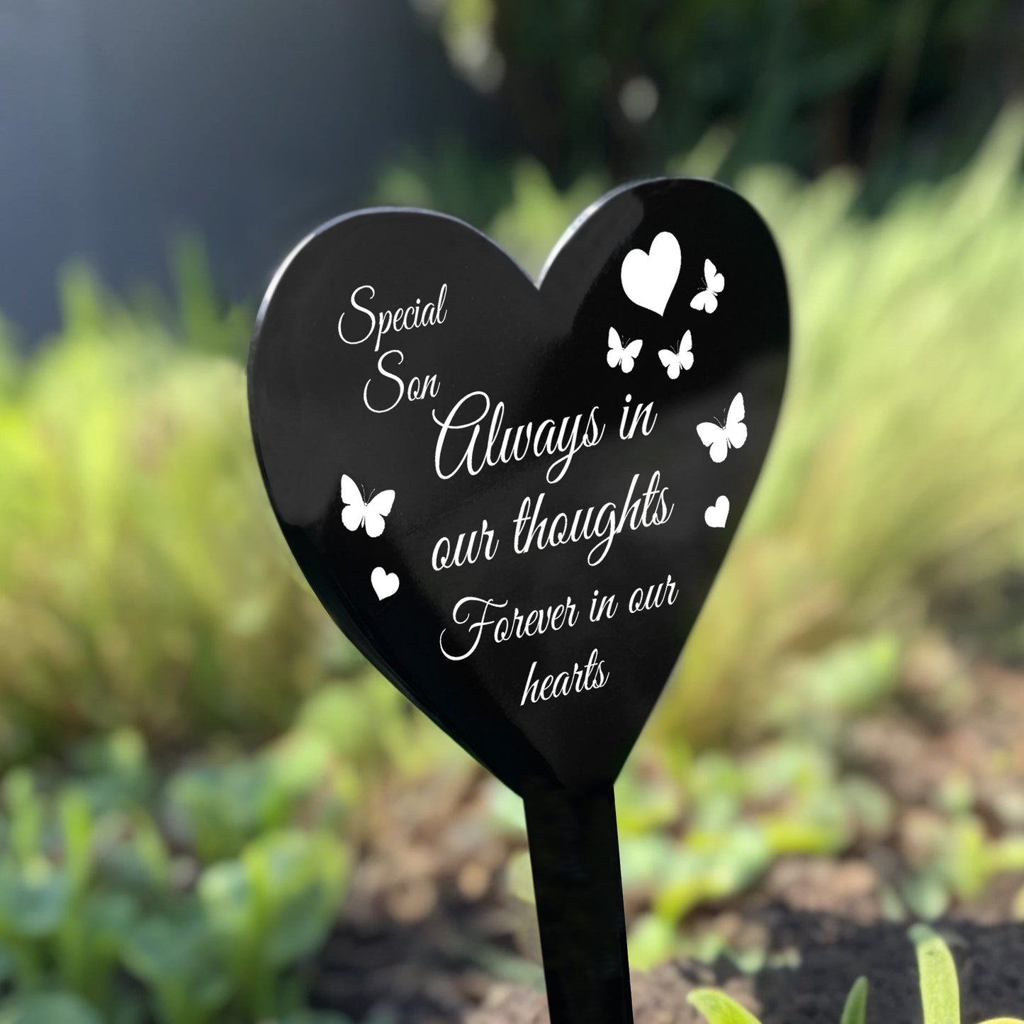 Son Memorial Plaque Graveside Grave Memorial Stake Memorial Gift