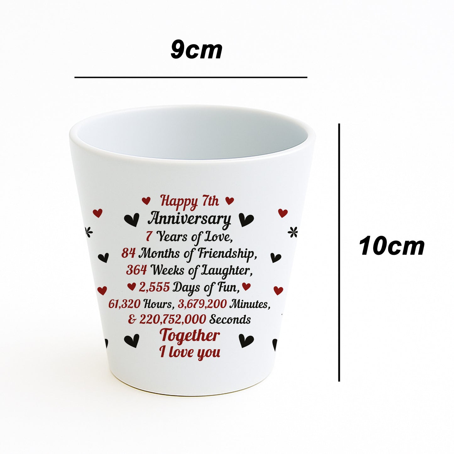 7th Anniversary Gifts For Wife Girlfriend Boyfriend Couple Gift