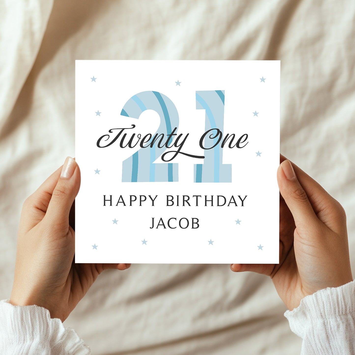 Personalised 21st Birthday Cards For Men Brother Son Grandson