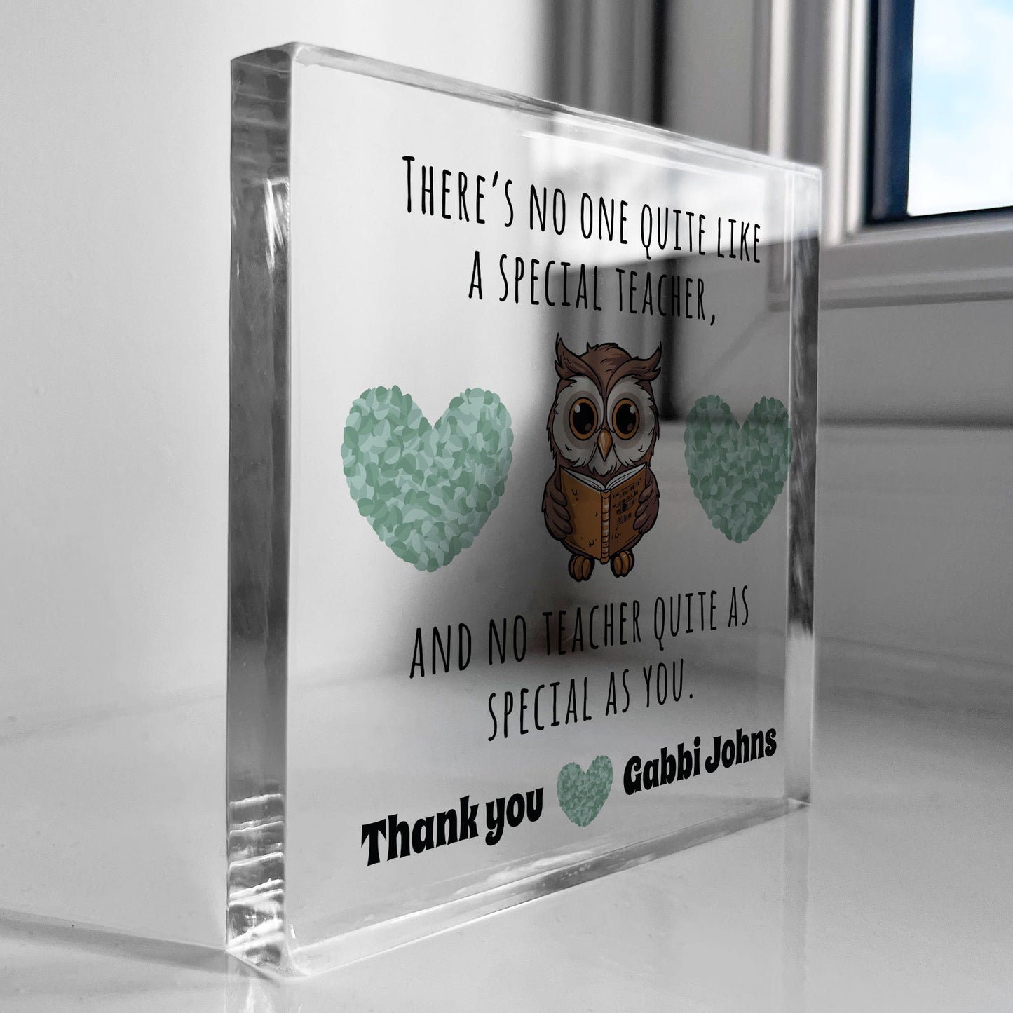 Teacher Thank You Gifts Personalised Teaching Assistant Gift