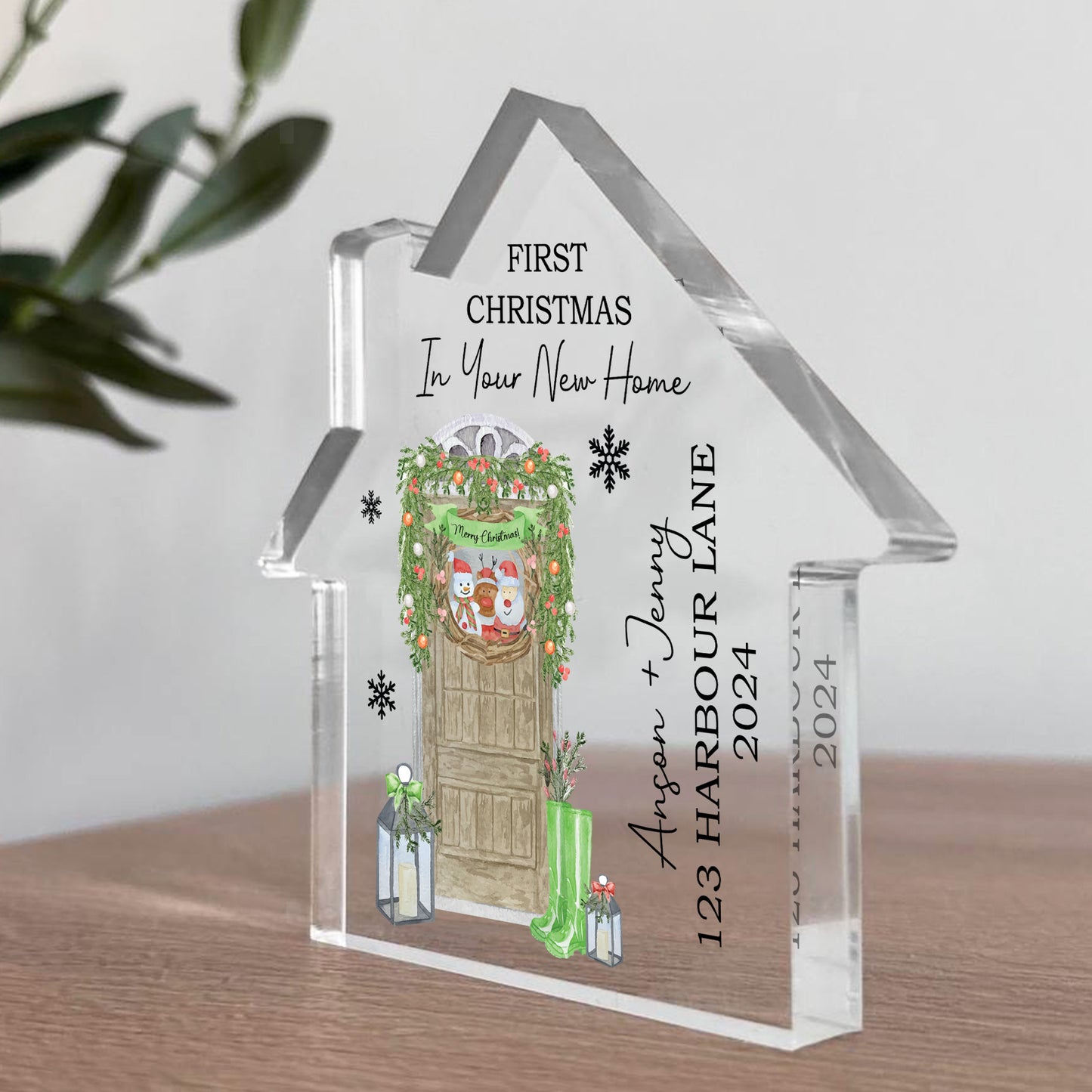 Personalised Christmas Decoration 1st Christmas In Your New Home