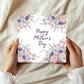 Cards for Mum Pastel Mother's Day Card Happy Mothers Day Flower