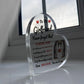 Never Forget That I Love You Gift For Girlfriend Acrylic Plaque