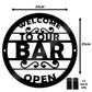 Bar Welcome Sign For Home Bar Open Bar Sign For Garden Bar