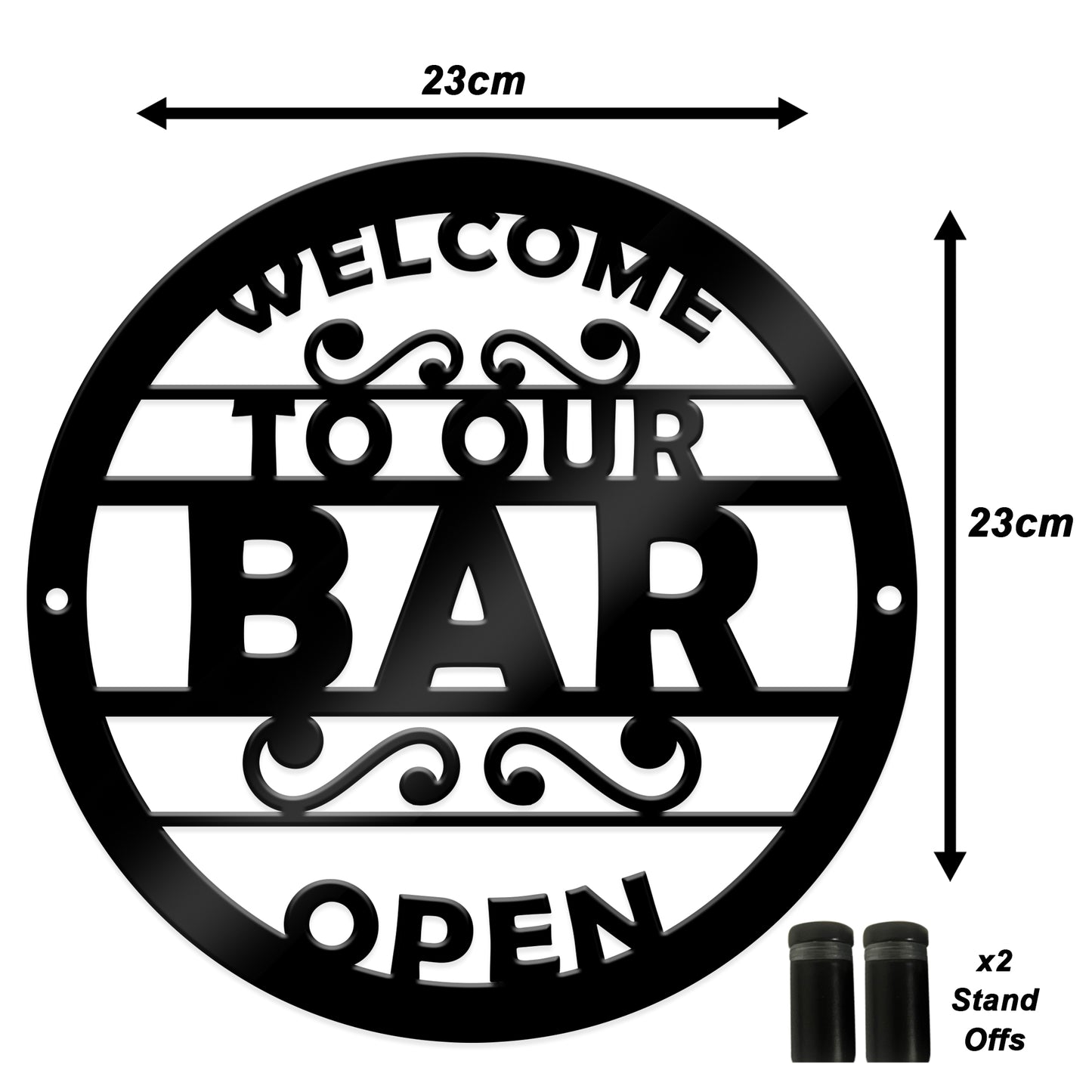 Bar Welcome Sign For Home Bar Open Bar Sign For Garden Bar