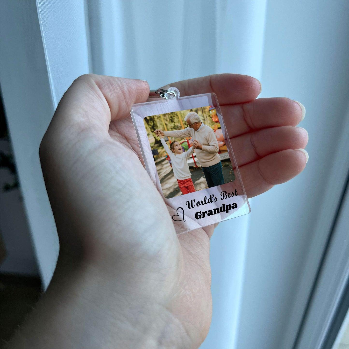 Personalised Grandpa Keyring Fathers Day Gift For Grandad Gift