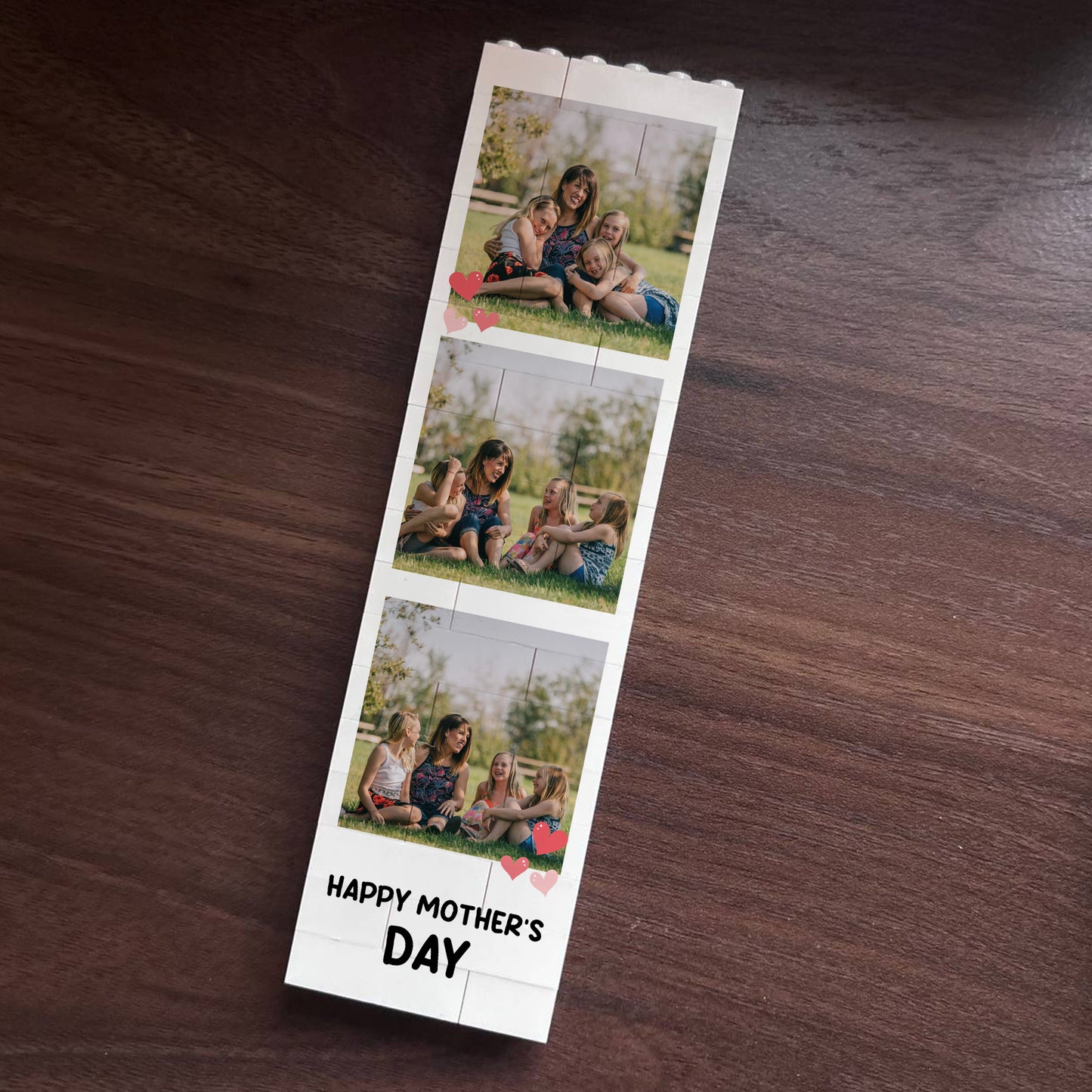 Personalised Mothers Day Gift Photo Building Block Mum Gifts