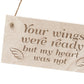 Memorial Hanging Wood Plaque Memorial Decoration Memory Sign