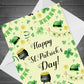 Happy St Patricks Day Greetings Irish Card For Friends Family