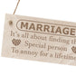 Marriage Is A Special Person To Annoy Funny Anniversary Wedding