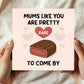 Funny Card For Mum Joke Mothers Day Birthday Card For Mum
