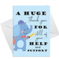 Teacher Thank You Cards Multipack of 6 Greeting Cards Pack