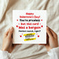 Joke Valentines Day Card For Boyfriend Girlfriend Funny Reduced
