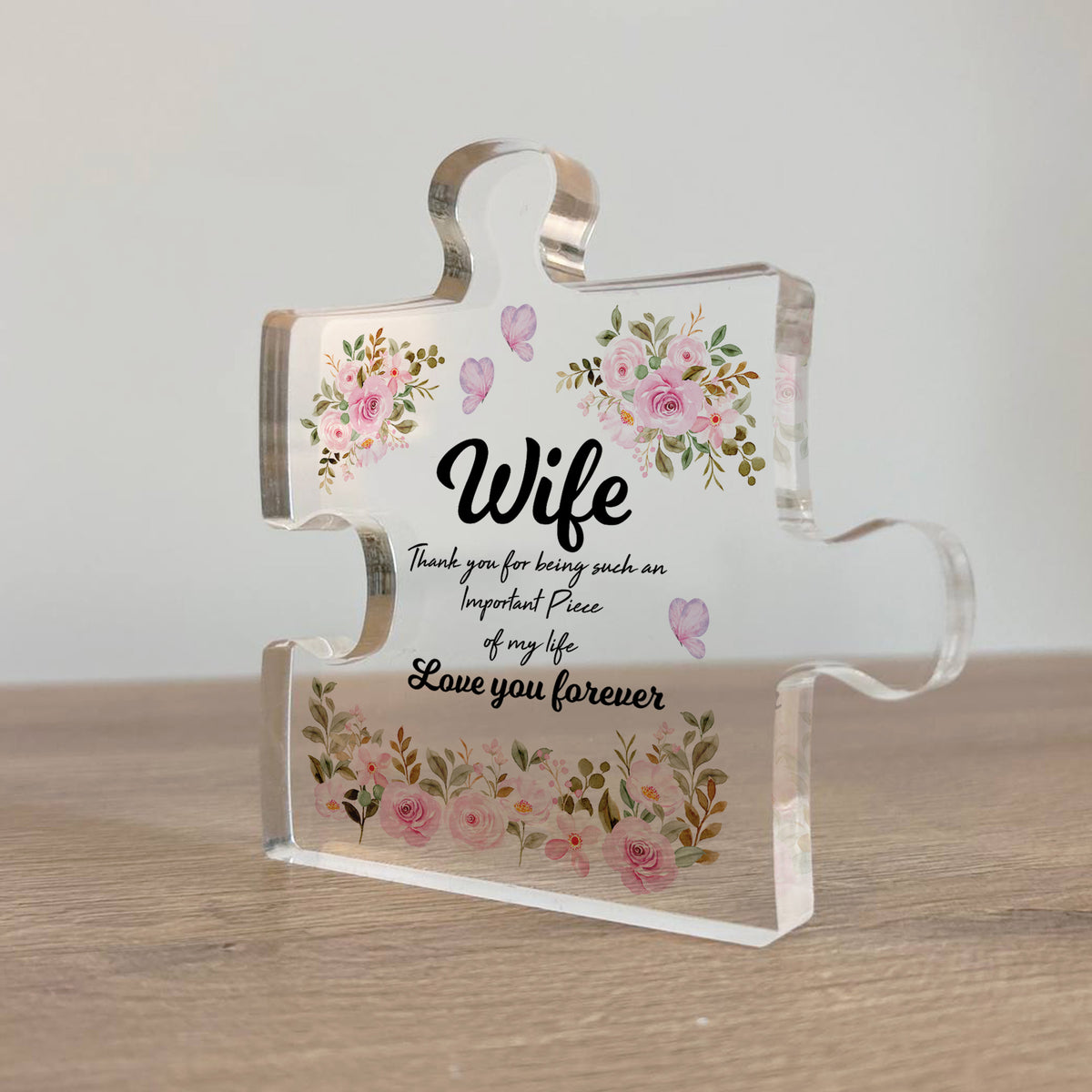 Wife Gifts Important Piece Of My Life Thank You Gift For Wife