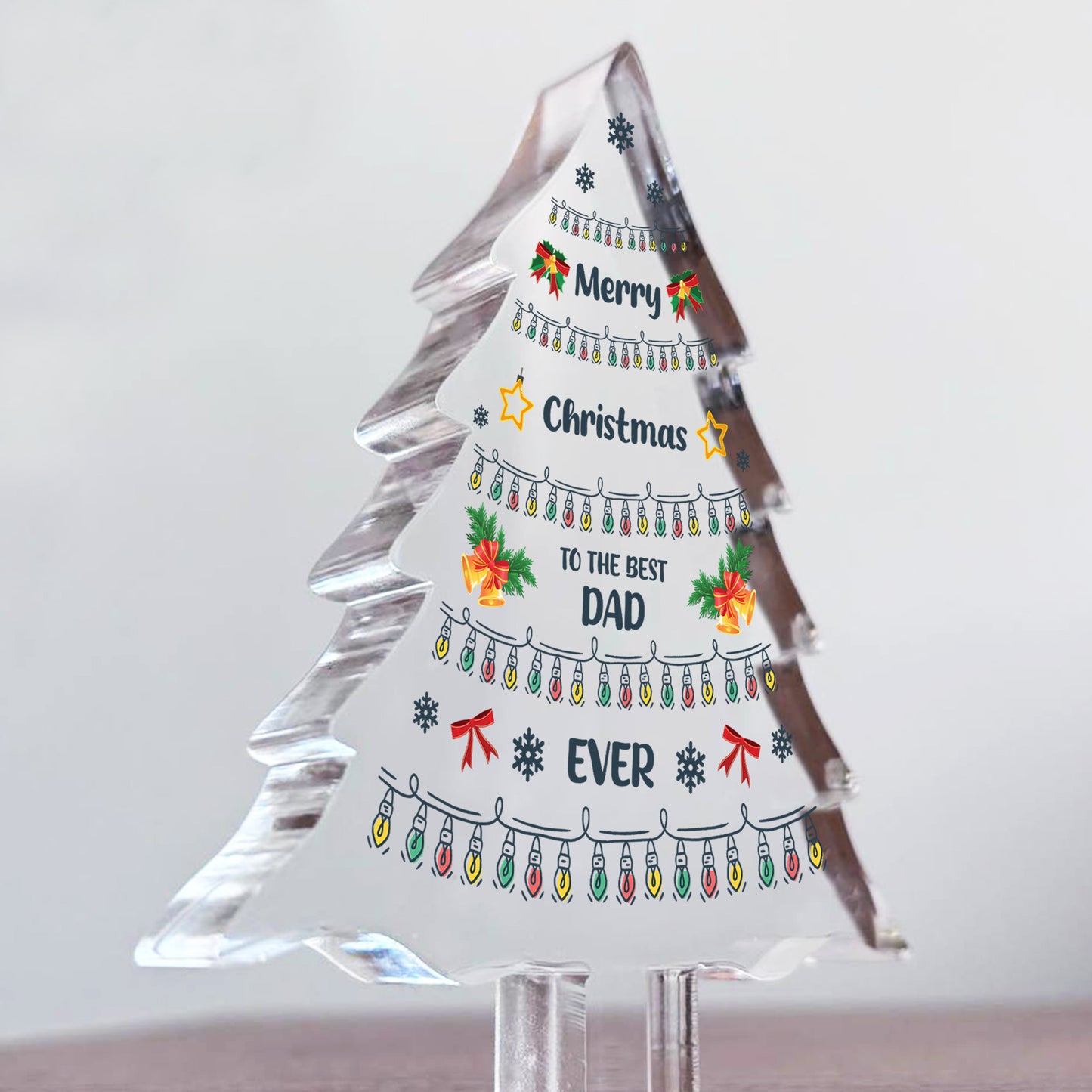 Dad Gift Christmas Acrylic Christmas Tree Gift For Him Gifts For