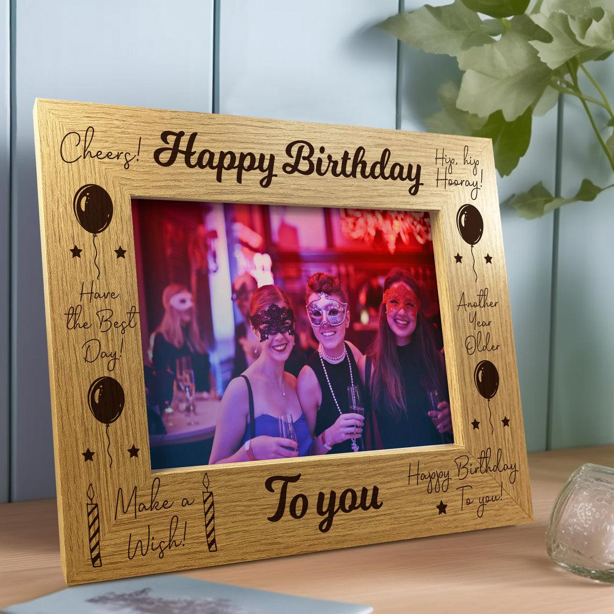 Happy Birthday 7x5 Frame Gift For Him Her Birthday Gift