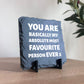 FUNNY Anniversary Valentines Day Gifts For Him FAVOURITE PERSON