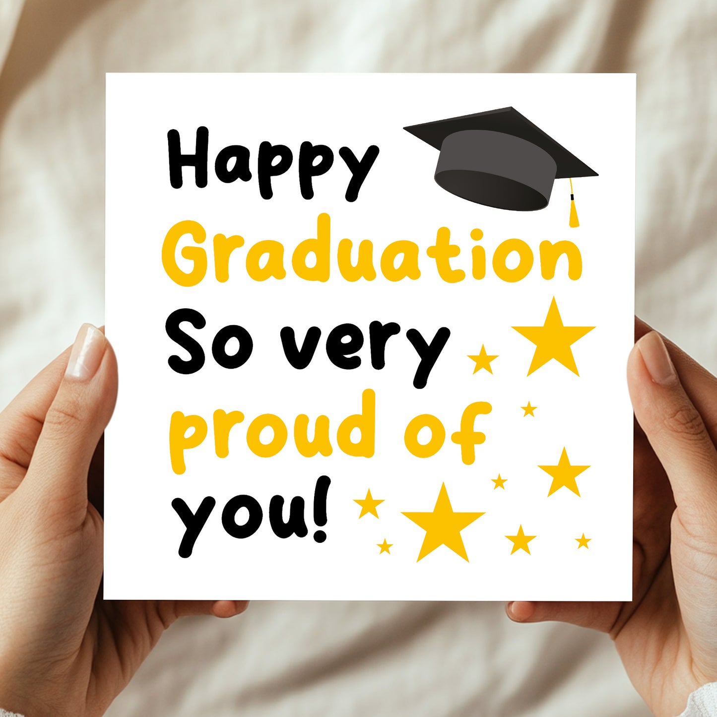 Happy Graduation Card For Daughter Son Grandson Granddaughter