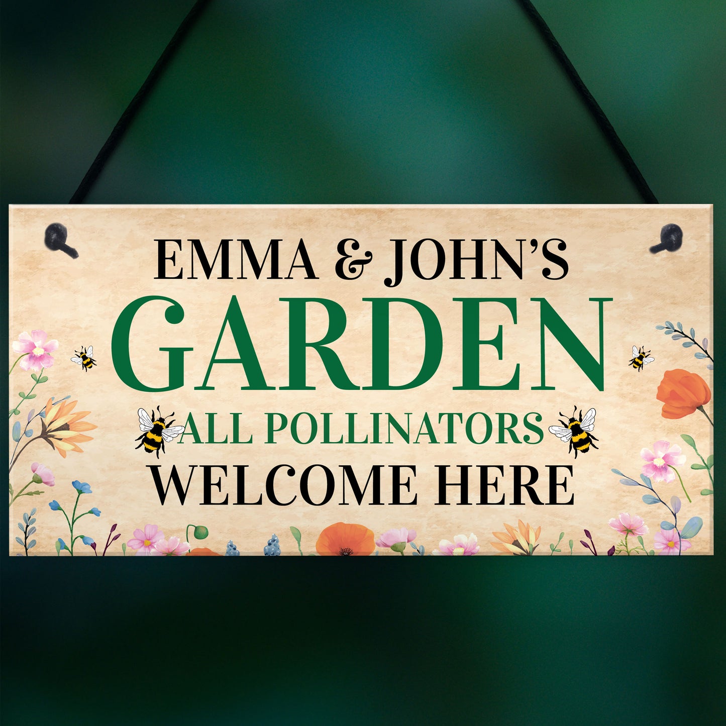 Personalised Garden Signs and Plaques for Outside Garden Signs
