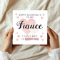 Valentines Card Fiance Almost Husband Valentines Card Fiancé