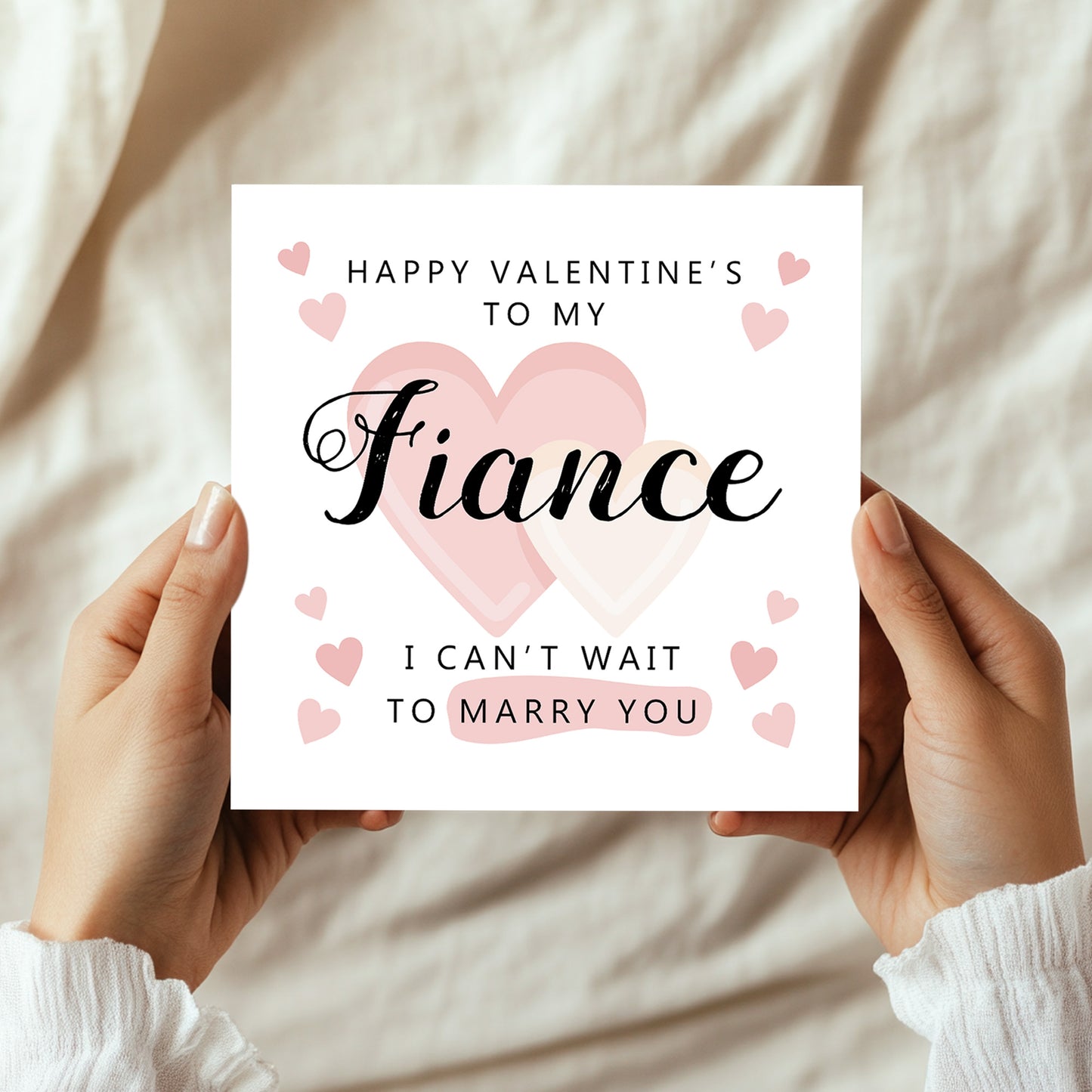 Valentines Card Fiance Almost Husband Valentines Card Fiancé