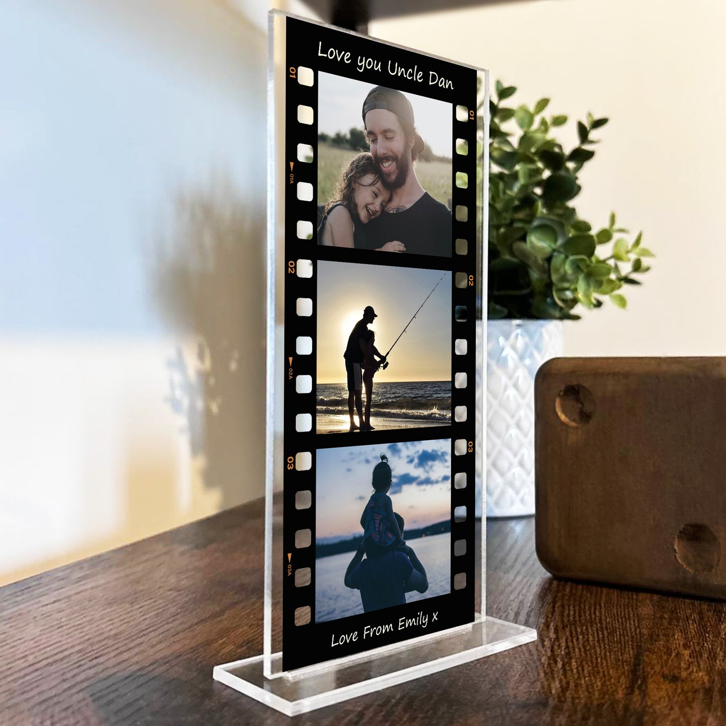 Personalised Love You Uncle Gift Birthday Fathers Day Collage