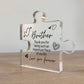 Special Brother Gift For Birthday Christmas Puzzle Piece