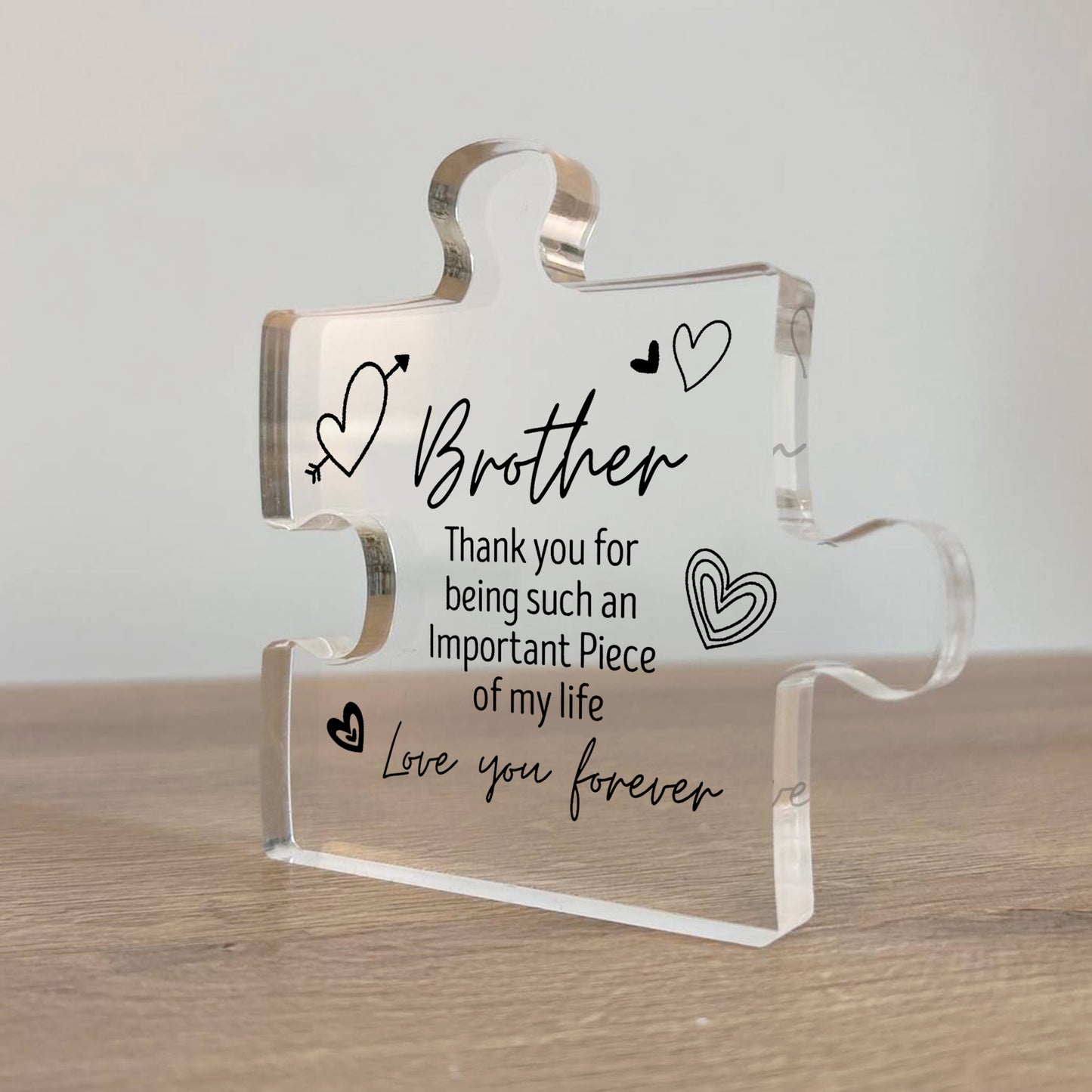 Special Brother Gift For Birthday Christmas Puzzle Piece