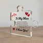 Gifts for Him I Love You Gifts My Man Acrylic Block Anniversary