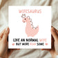 Wife Birthday Card for Her Wifesaurus Wife Card For Anniversary