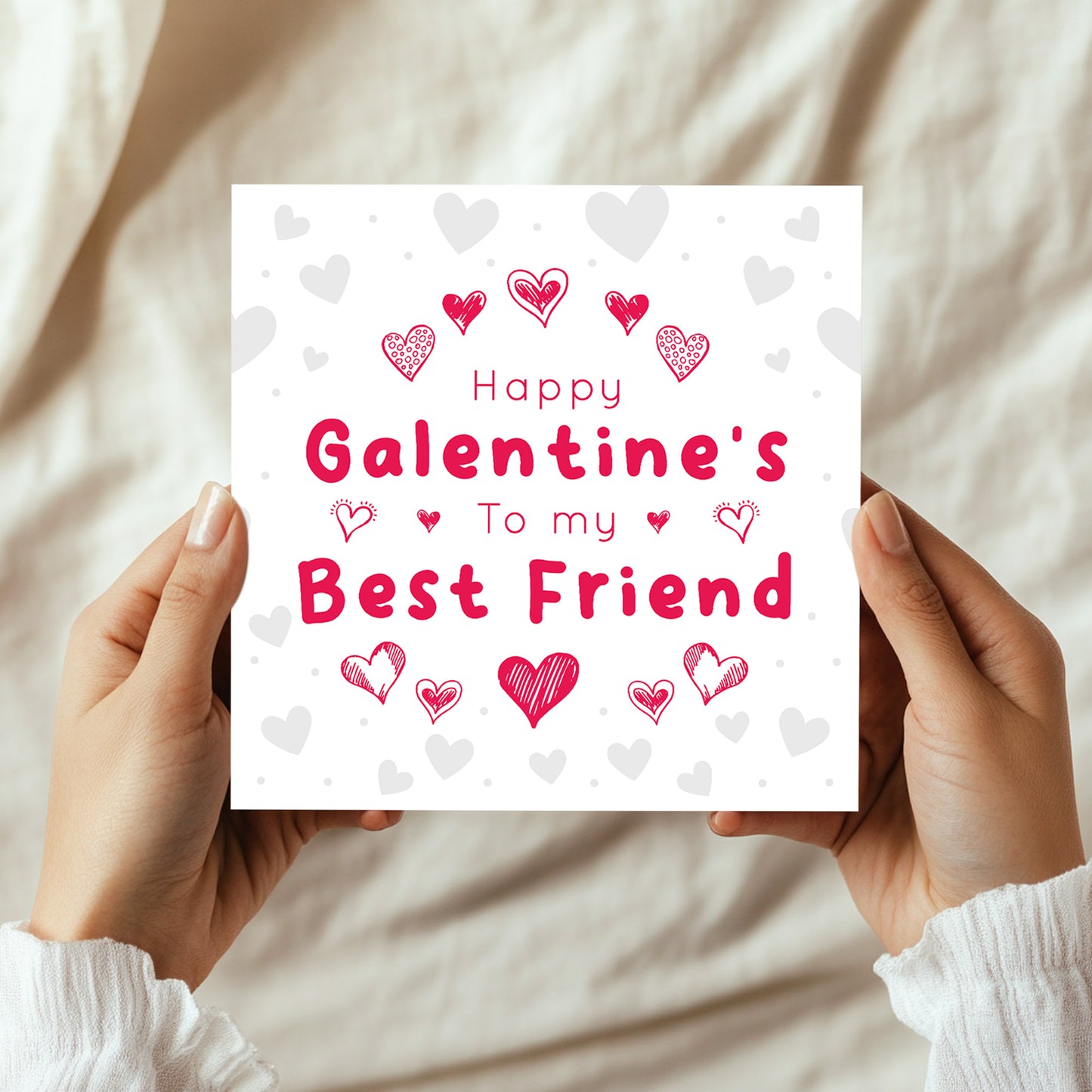 Happy Galentines Day Card Galentines Card For Best Friend