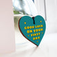 Good Luck On Your First Day At School Nursery Wood Keyring