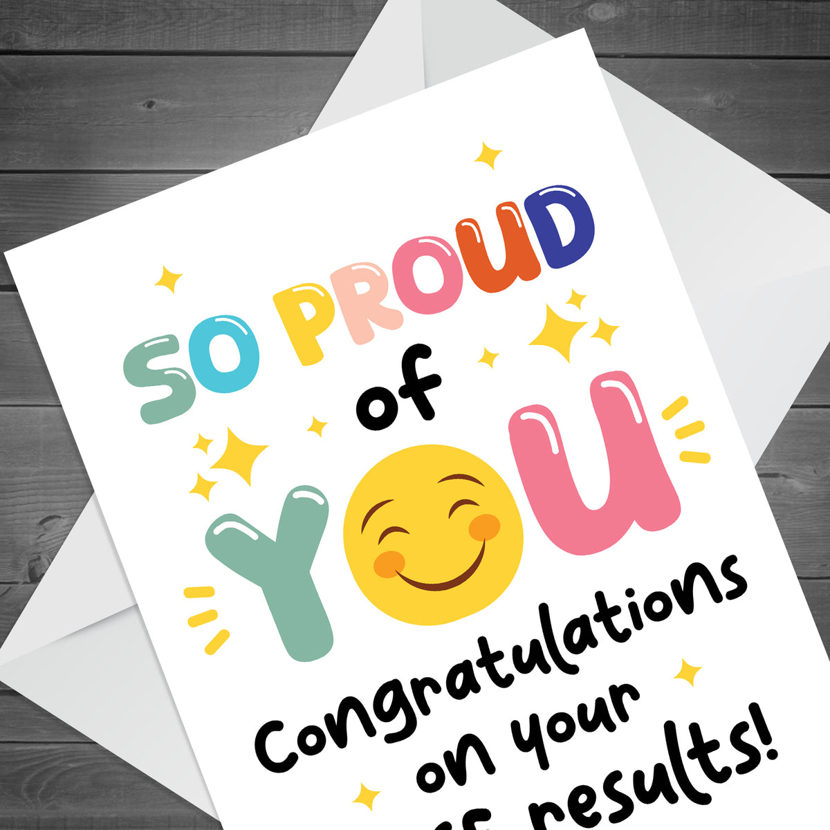GCSE Results Congratulations Card Well Done Card Son Daughter