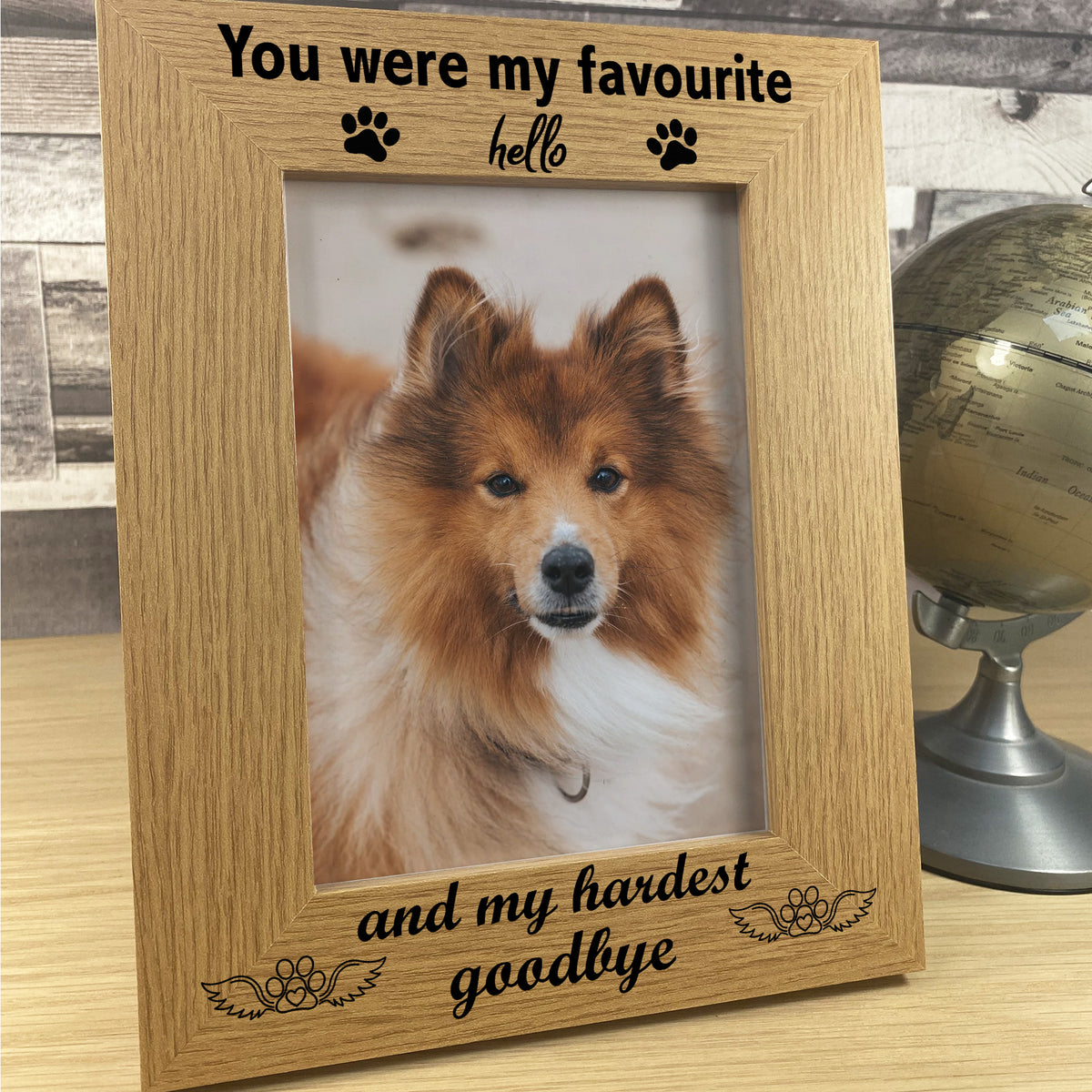Dog Memorial Photo Frame Gift 7x5 Picture Frame Dog Memorial
