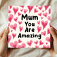 Mothers Day Card Mum Card With Envelope Mum Cards From Daughter