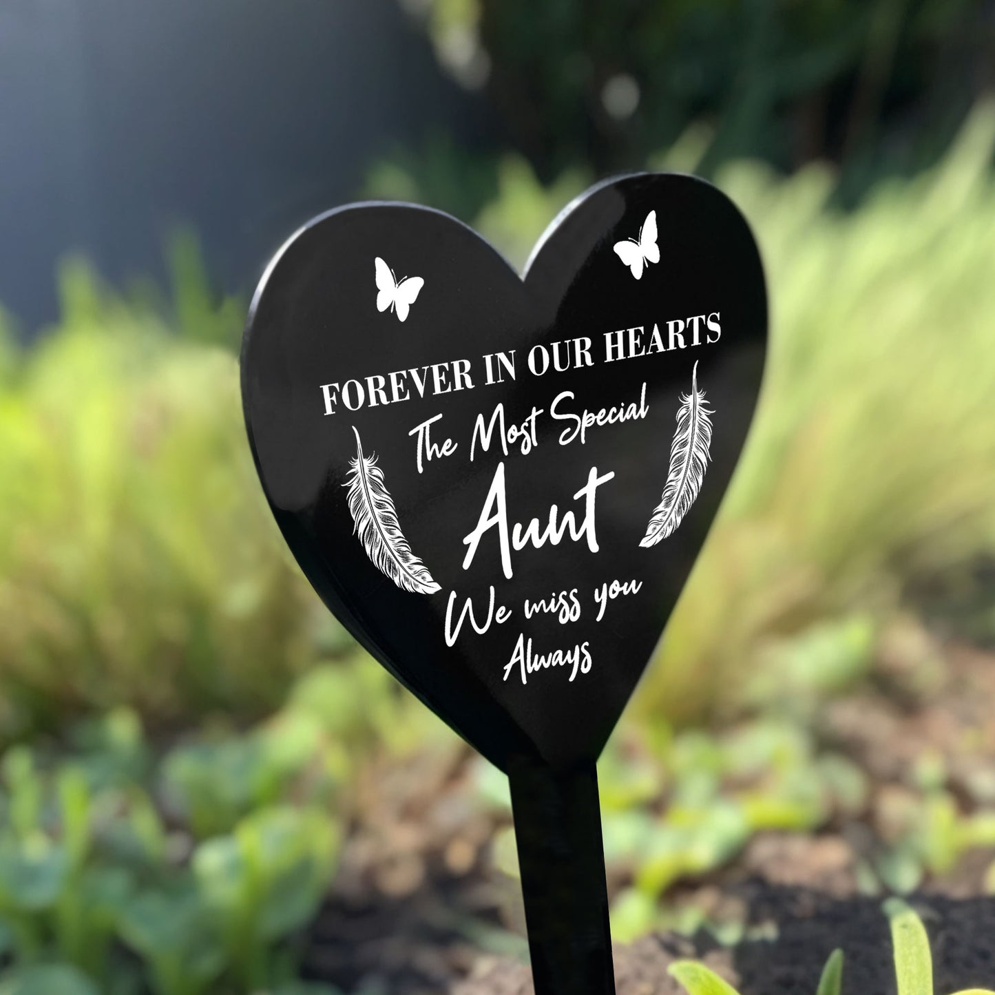 Personalised Auntie Memorial Grave Stake Graveside Memorial