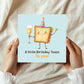 Novelty Birthday Card For Him Her Little Birthday Toast For Mum