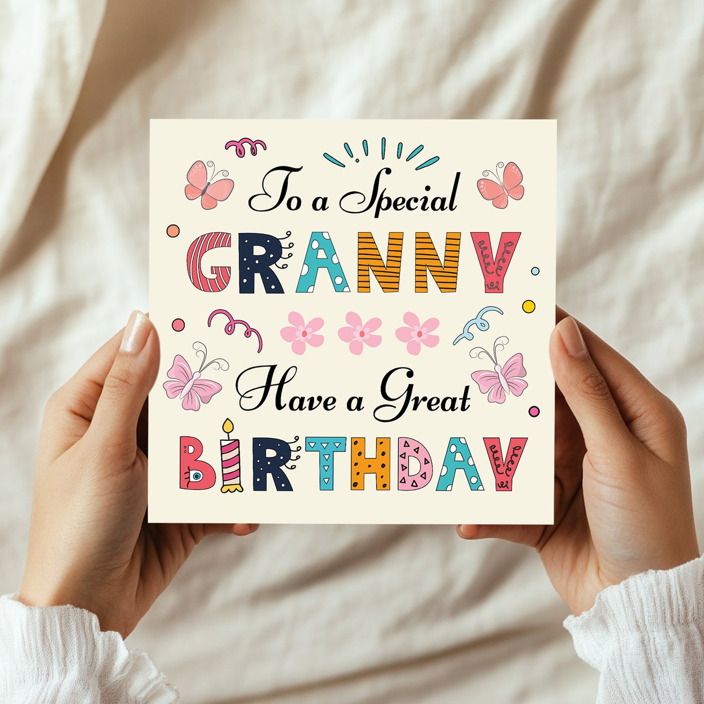 Granny Birthday Card Happy Birthday Card For Grandma Granny