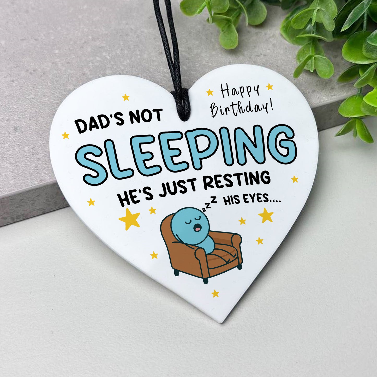 FUNNY Happy Birthday Gift For Dad Just Resting His Eyes Dad Gift