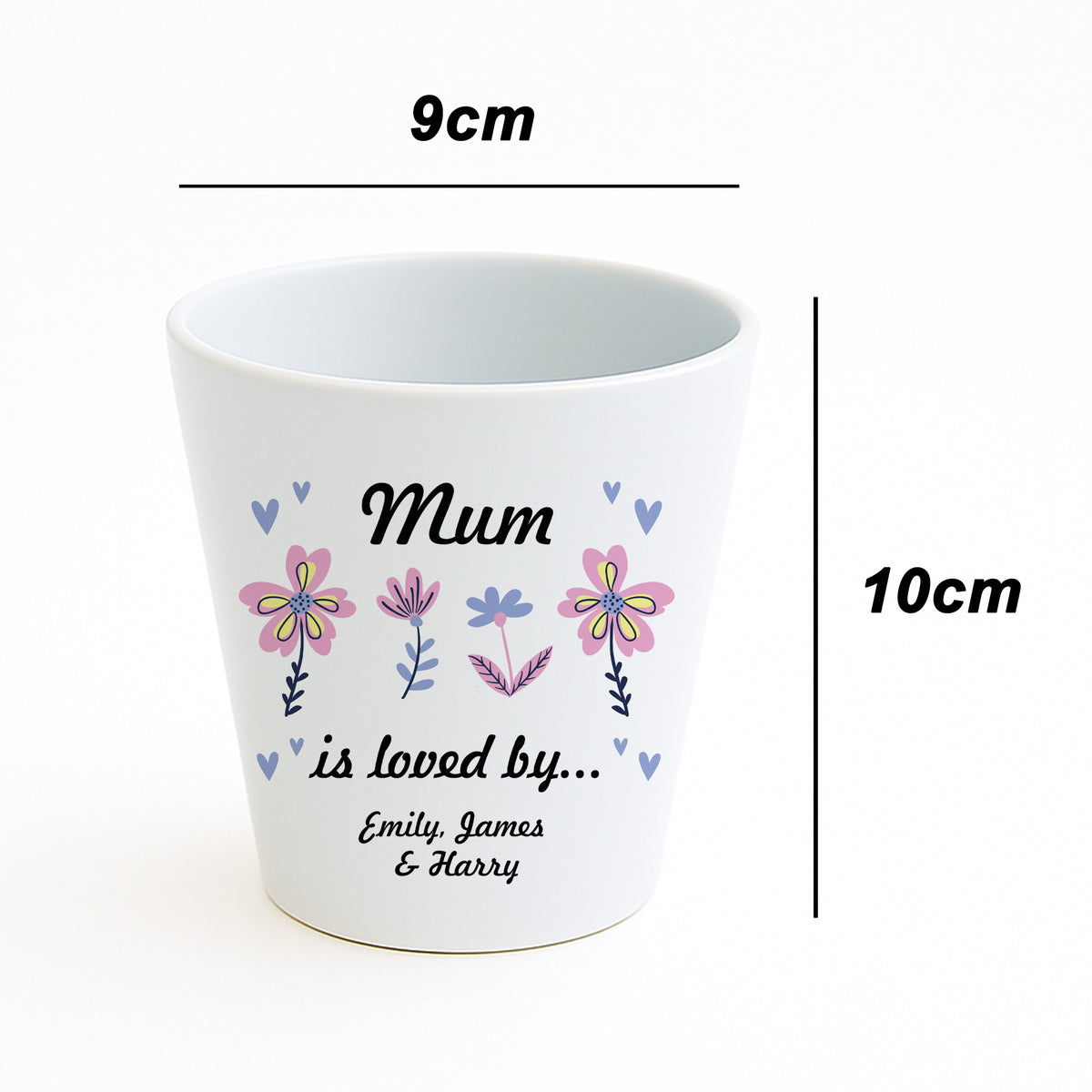 Mum Gifts Personalised Mum Plant Pot Mum Is Loved By Gifts